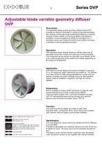 Variable geometry diffusers – DVP - 3