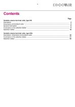 Variable volume terminal units – KS - 2