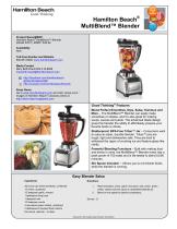 Hamilton Beach® MultiBlend? Blender (53511) - 1