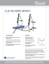 CF-3170 Flat Olympic Bench - 1