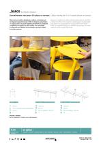 Banco | Table bench and stool for terraces - 1