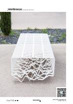 TF URBAN - sculptural bench INTERFERENCES - design by Alexandre Moronnoz - 2