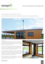 Accoya® Wood in Bus Shelter made Entirely from Sustainable Materials - 1