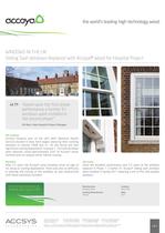 Sliding Sash Windows Replaced with Accoya® Wood for hospital Project - 1