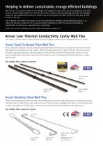 Low Thermal Conductivity Wall Ties - 2