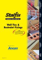 Staifix Complete Guide to Wall Ties and Restraint Fixings