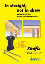 Staifix Helical Nails for Warm Roof Construction - 1