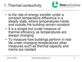 Tradical® Hemcrete® Thermal performance - 4