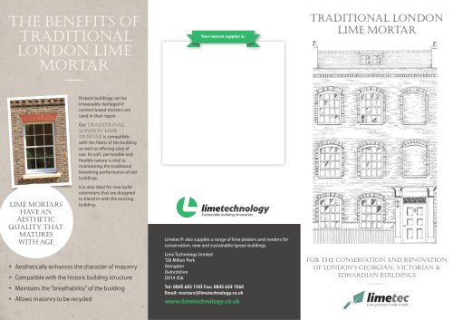 TRADITIONAL LONDON LIME MORTAR