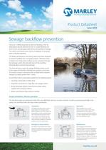 Anti-flood valve datasheet - 1