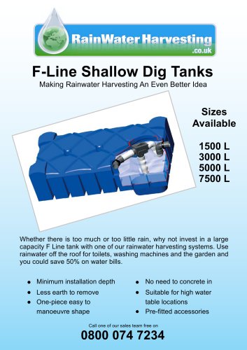 F-Line Shallow Dig Tanks