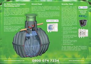 New 2012 leaflet on Rainwater Harvesting - 2