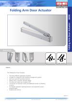 Folding Arm Door Actuator - 1