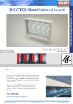 SHEVTEC® Glazed Upstand Louvre - 1