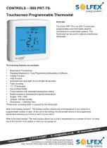 CONTROLS - ISIS PRT-TS- Touchscreen Programmable Thermostat - 1