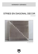 NORMANDY CERAMICS - STRIES DIAGONALES - 1