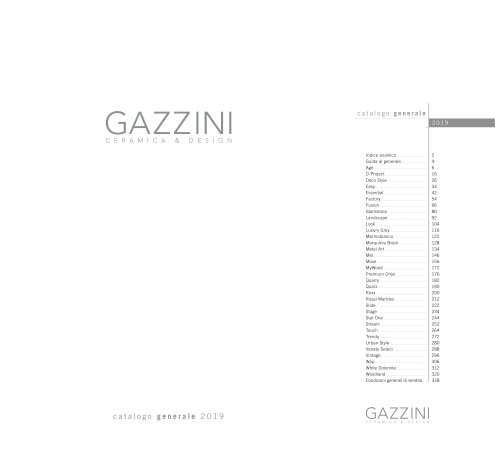 GENERAL CATALOGUE 2019