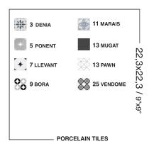 GEOSMALL PORCELAIN TILES - 2