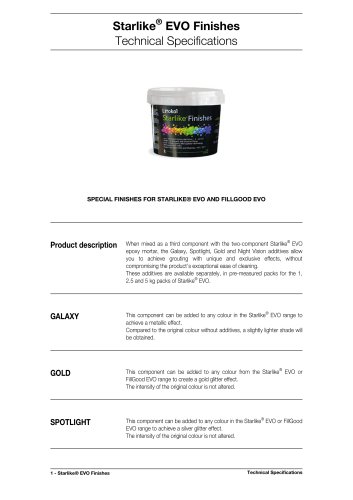 Starlike® EVO Finishes
