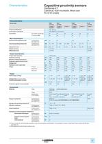 Catalogue OsiSense XT:Capacitive proximity sensors OsiSense XT - 11