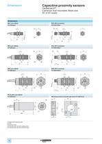 Catalogue OsiSense XT:Capacitive proximity sensors OsiSense XT - 12