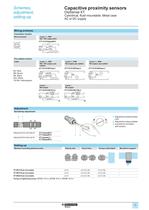 Catalogue Osisense Xt:capacitive Proximity Sensors Osisense Xt 