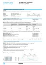 Catalogue:Screw limit switches XRBA and XR2 - 10