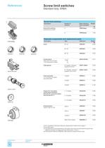 Catalogue:Screw limit switches XRBA and XR2 - 8