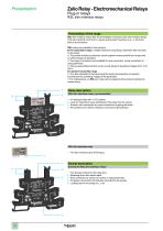 Electromechanical and solid-state relays Zelio Relay - 2013 - 14