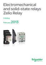 Electromechanical and solid-state relays Zelio Relay - 2013 - 1