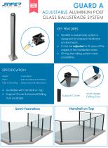 Aluminum railing JULIET - 1