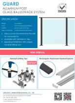 Aluminum railing JULIET - 2