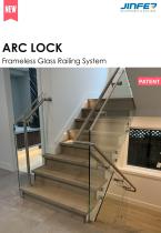 ARC LOCK Frameless Glass Railing System - 1
