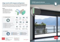 Thermally insulated sandwich elements for widening the profile in window construction - 1