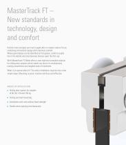 MasterTrack FT - The superior glass sliding door system Experience a completely new running smoothness-2
