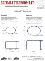 Colonade security pipe-2