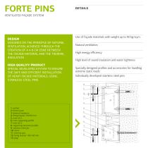 FORTE PINS Ventilated façade system - 3