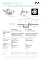 EVA DL Aqua HE LED downlight - 1