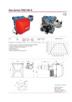 Gas burner HGZ 540 A - 1