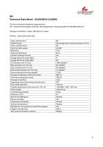 Technical Data ELEGANCE CLASSIC-6