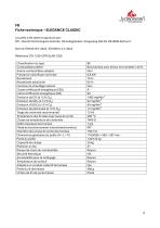 Technical Data ELEGANCE CLASSIC-8