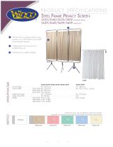 3640 - 4 panel Aluminum Folding Screen-2