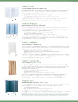 PRIVESS™ BASIC 3-PANEL PRIVACY SCREEN with Sure-Chek®-2