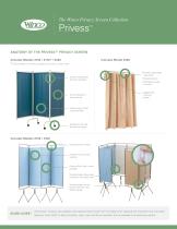 PRIVESS™ BASIC 3-PANEL PRIVACY SCREEN with Sure-Chek®-3