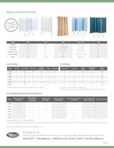 PRIVESS™ BASIC 3-PANEL PRIVACY SCREEN with Sure-Chek®-4
