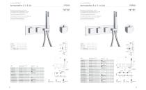 Concealed mixers with integrated hand shower set - 4