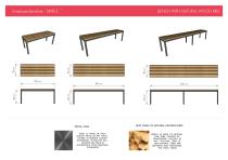 Employee benches - SIMPLE TM - 2