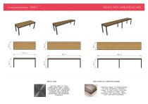 Employee benches - SIMPLE TM - 3