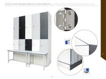 LOCKERS WITH BODY IN HYDROPHOBIC MELAMINE AND HPL DOORS / - 6