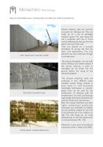 PRECAST RETAINING WALL MONACHINO ON PRECAST STRIP FOUNDATION - 1